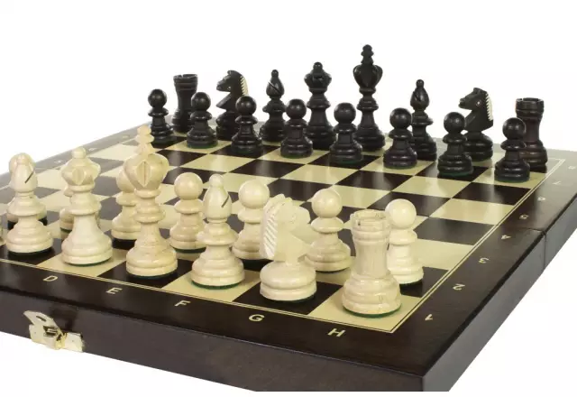 Training 35 cm wooden chess set